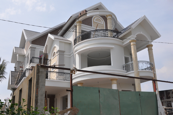 Một Vòng Biệt Thự Cần Giờ Đang Vào Giai Đoạn Hoàn Thiện Công Trình