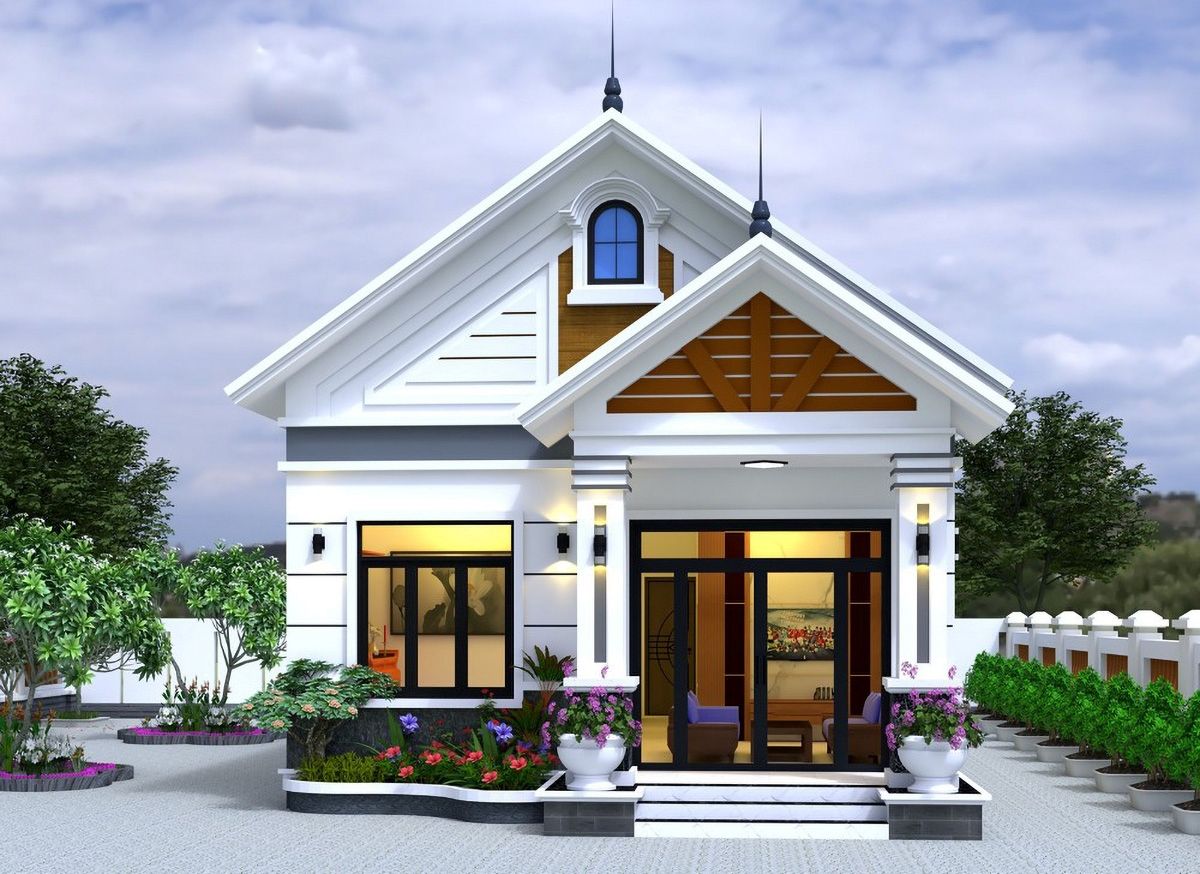30+ Mẫu nhà cấp 4 nông thôn đẹp đơn giản, chi phí thấp
